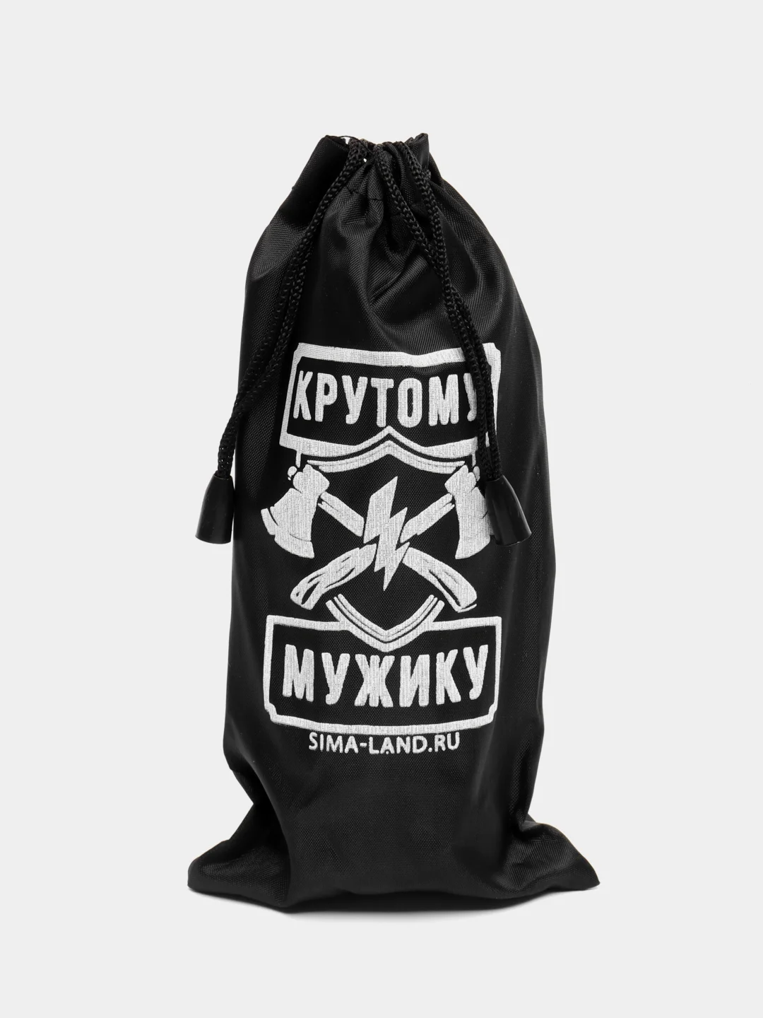Белый фонарик-мультитул, многофункциональный, 8 в 1, в подарочном мешочке