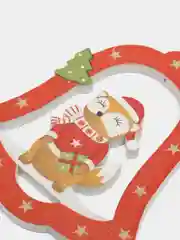 Елочные игрушки-подвески в наборе