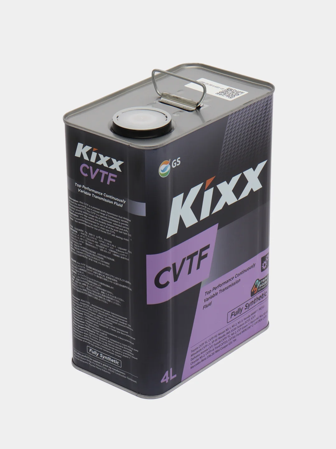 Трансмиссионная жидкость Kixx CVTF, 4 л, синт