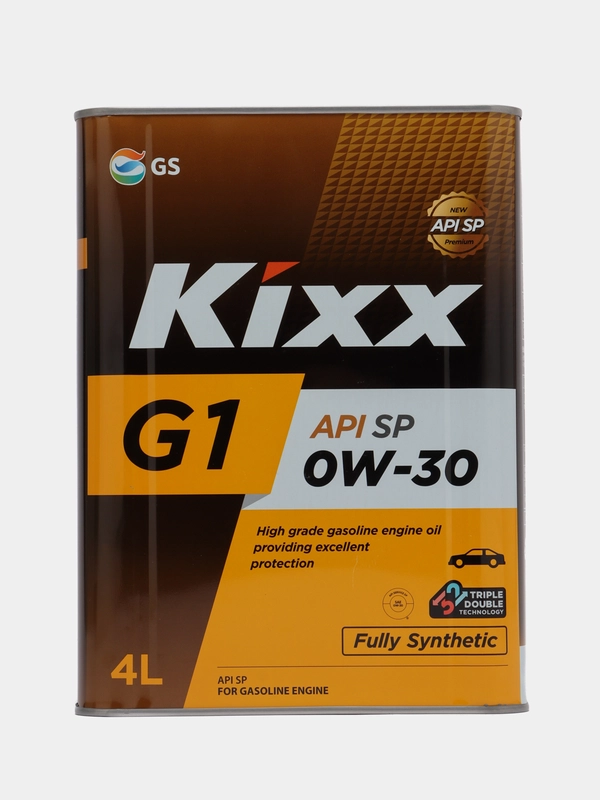 Моторное масло Kixx G1 SP 0W-30, G1 SN PLUS, 4 л