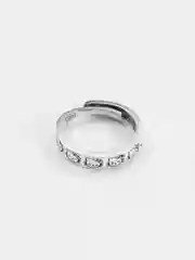 Серебряный кольцо Hello Kitty, кошка, регулируемое, 4 цвета, 17 см