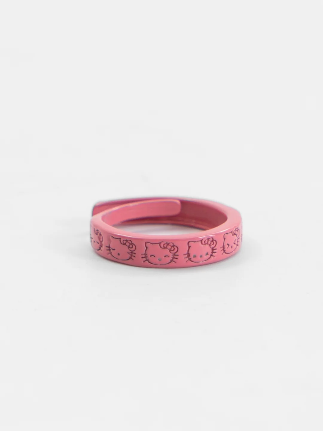 Розовый кольцо Hello Kitty, кошка, регулируемое, 4 цвета, 17 см