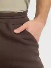 Шоколадный брюки утепленные, мужские