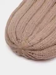 Шоколадный шапка для малышей, с отворотом