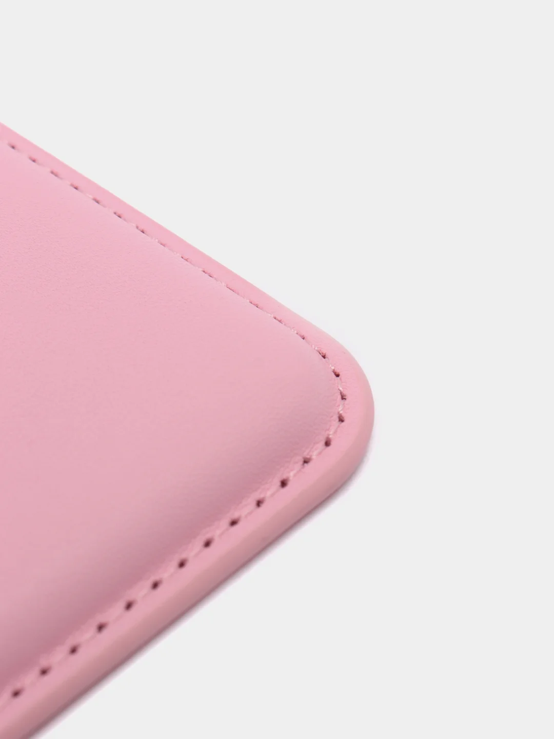 Розовый картхолдер на iPhone, с поддержкой MagSafe Leather Wallet