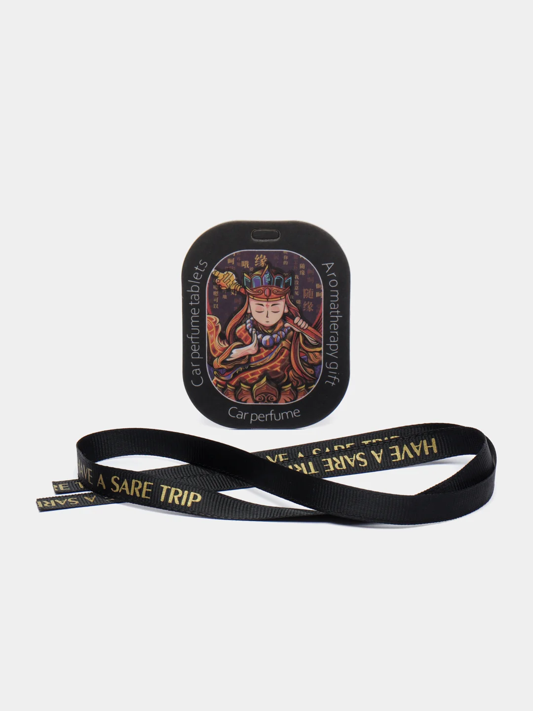 Оранжевый ароматизатор воздуха HAVE A SARE TRIP для автомобиля