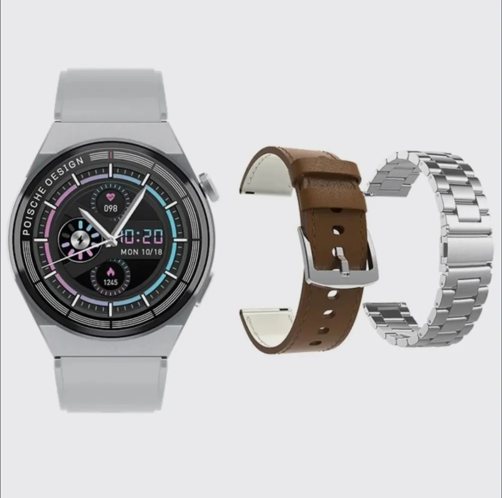 Черный часы Smart Watch GT3 MAX PORSCHE