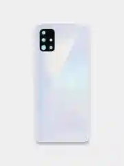 Черный задняя крышка для Samsung Galaxy A31 / A51 со стеклом камеры