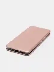 Бежевый чехол-книжка для INFINIX HOT 12 PLAY