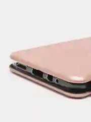 Бежевый чехол-книжка для INFINIX HOT 12 PLAY