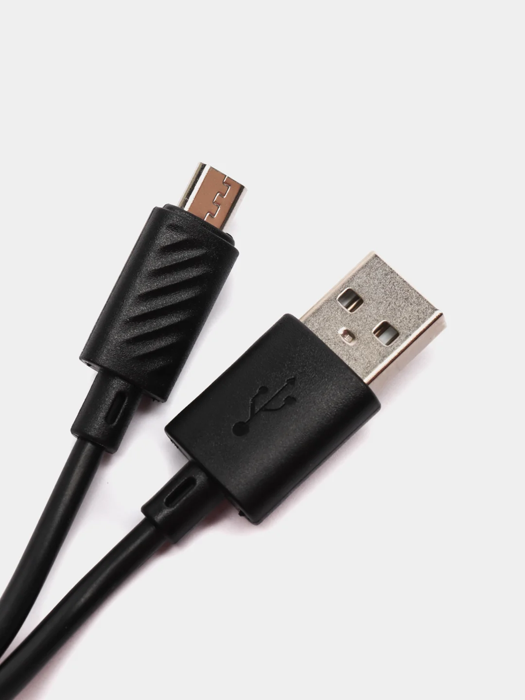 Черный кабель Hoco Micro-USB, Type-C, Lightning, 1 метр