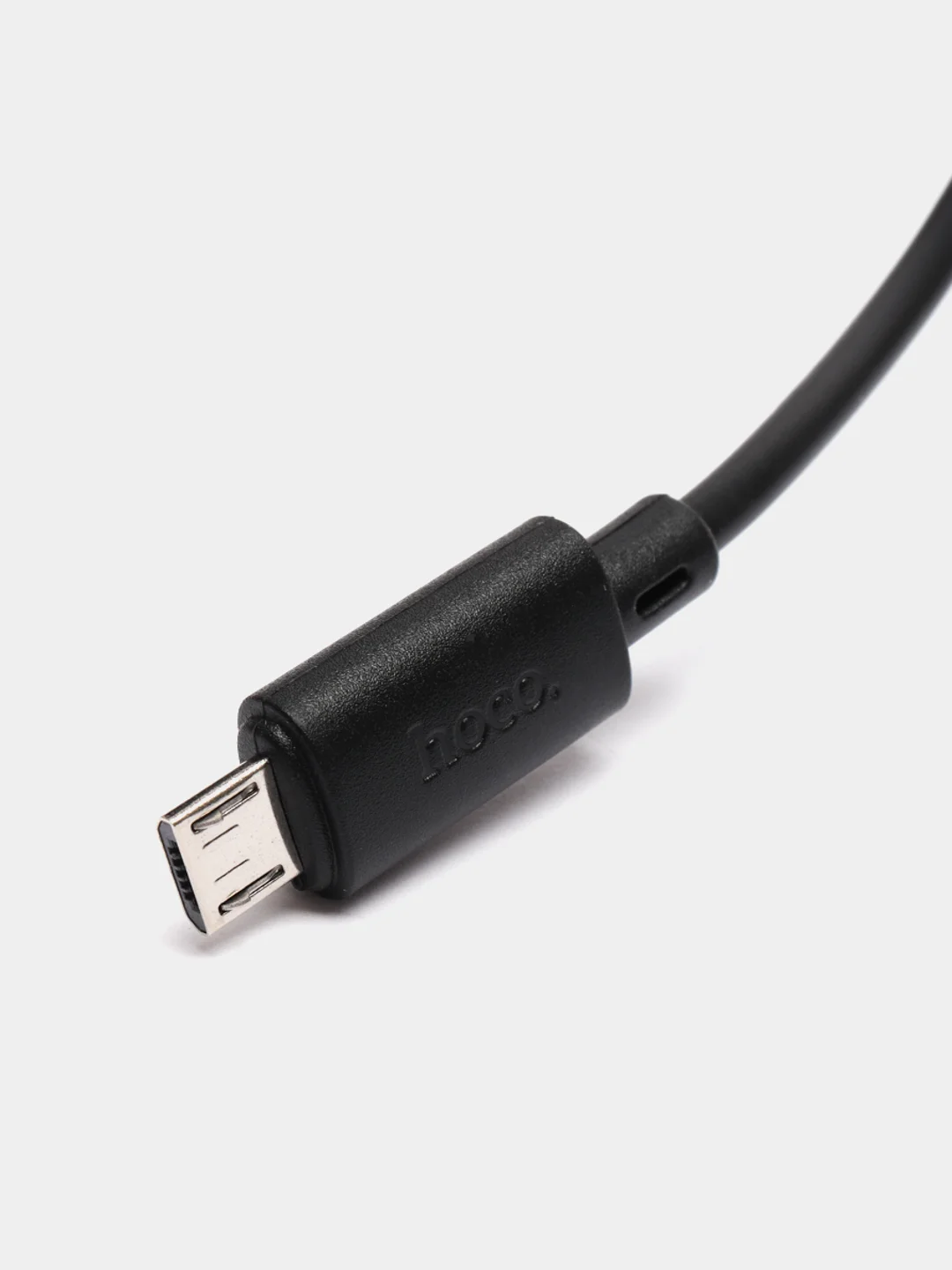 Черный кабель Hoco Micro-USB, Type-C, Lightning, 1 метр