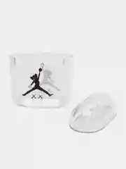 Серый прозрачный пластиковый чехол для Apple Airpods 1 / 2