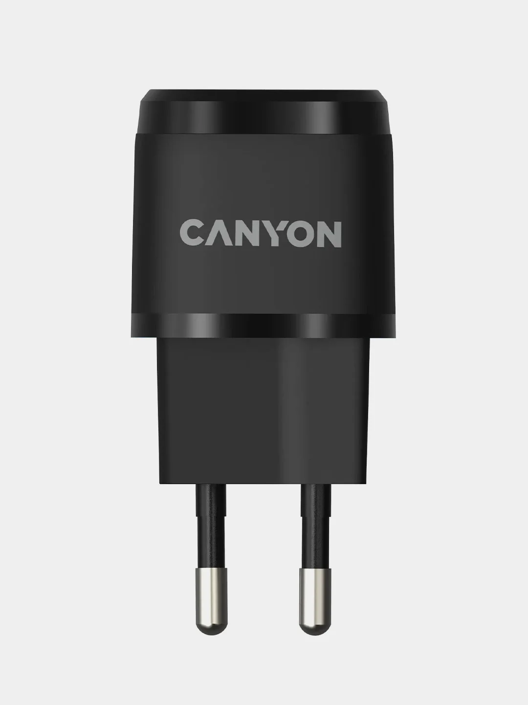 Черный сетевое зарядное устройство Canyon H-20, 1xUSB-C / PD / 20W