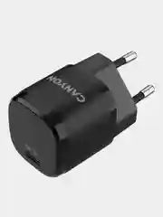 Черный сетевое зарядное устройство Canyon H-20, 1xUSB-C / PD / 20W