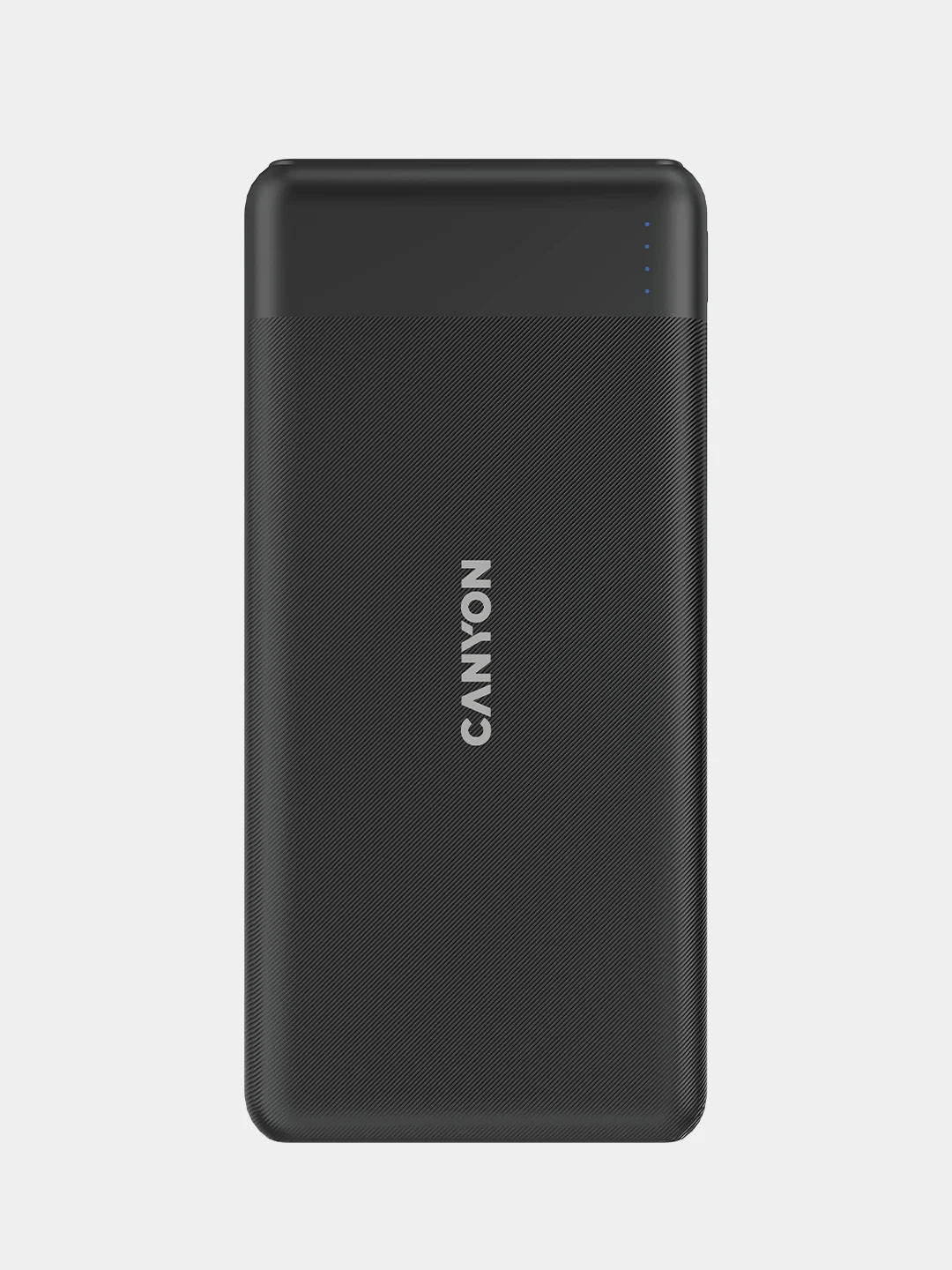 Черный компактный внешний аккумулятор Canyon PB-109, QuickCharge 3.0 + PD 18W, 10000 мАч