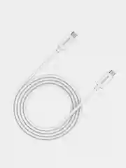 Белый полнофункциональный кабель Canyon C-42, USB Type-C, 200W, 2 метра