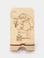 Белый подставка для телефона, с рисунком Dota 2 (Дота 2)