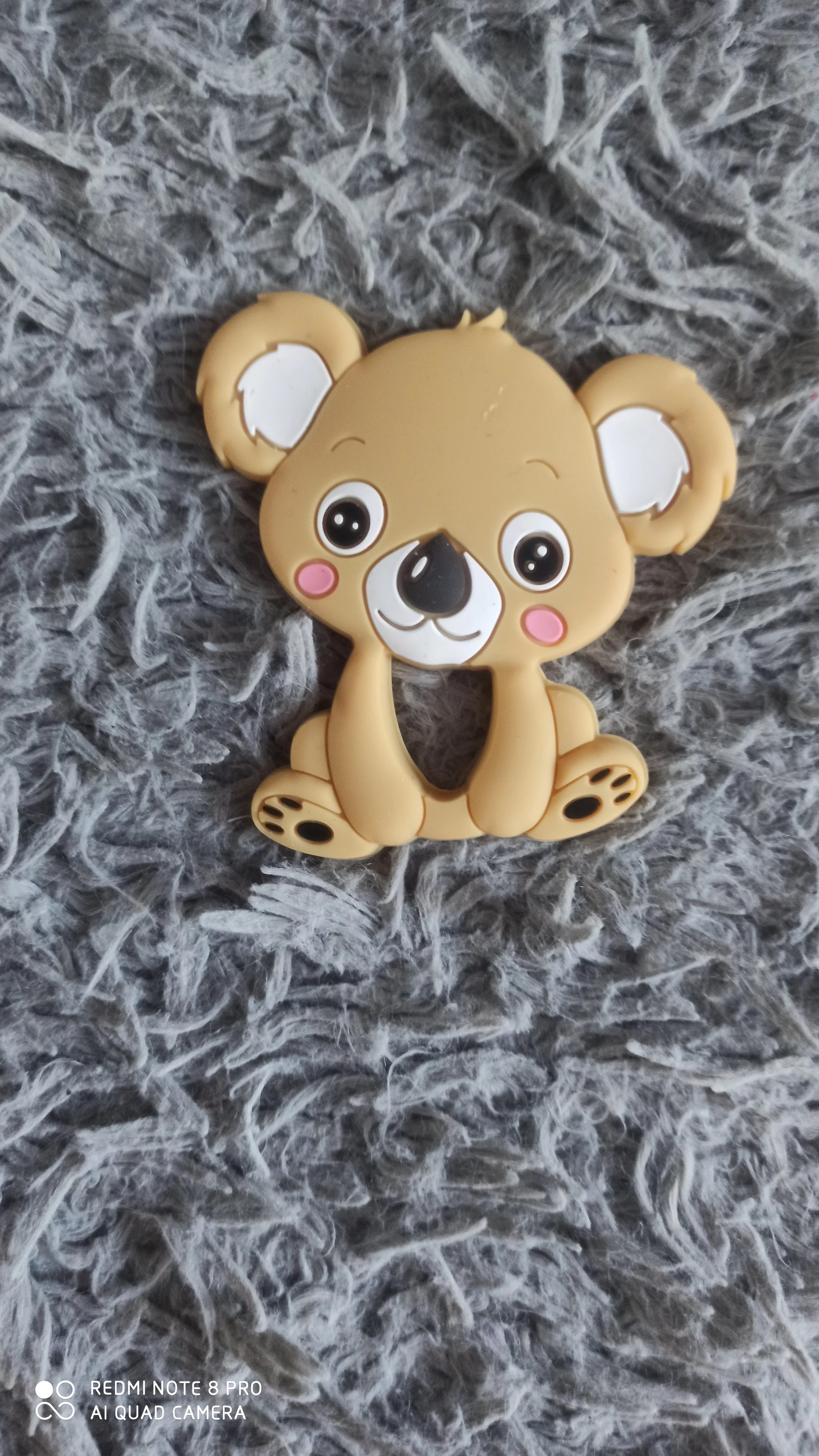 Силиконовый грызунок "Коала" 8*9 см