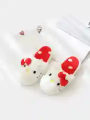 Белый домашние тапочки Куроми и Мелоди, Kuromi, My Melody