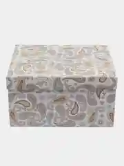Песочный хаки коробка ПОДАРОЧНАЯ ИКЕЯ/ КОРОБКА СКЛАДНАЯ ДЛЯ ХРАНЕНИЯ  / КОРОБКА КАРТОННАЯ САМОСБОРНАЯ