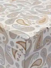 Песочный хаки коробка ПОДАРОЧНАЯ ИКЕЯ/ КОРОБКА СКЛАДНАЯ ДЛЯ ХРАНЕНИЯ  / КОРОБКА КАРТОННАЯ САМОСБОРНАЯ