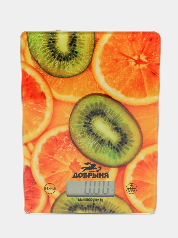 Весы кухонные Добрыня "Фрукты", до 5 кг, DO-3010