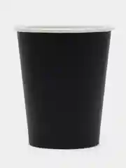 Стакан бумажный, черный, 250мл, 50 шт