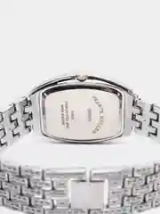 Серебряный часы женские, со стразами, в коробке