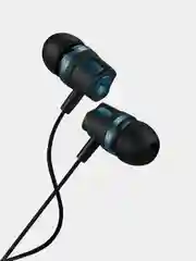 Зеленый проводные наушники с микрофоном Canyon EP-3, AUX, 1,2 м