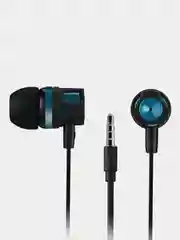 Зеленый проводные наушники с микрофоном Canyon EP-3, AUX, 1,2 м