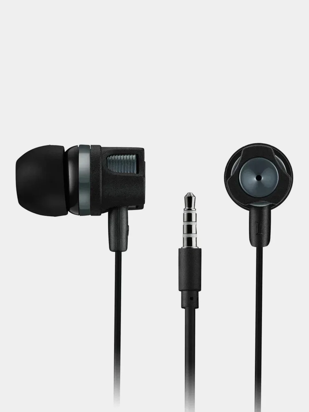 Красный проводные наушники с микрофоном Canyon EP-3, AUX, 1,2 м