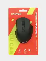 Черный беспроводная мышь Canyon MW-15, с сенсором Pixart, 800/1200/1600 DPI