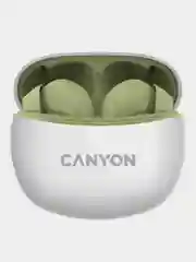 Зеленый беспроводные наушники Canyon TWS-5, сенсорное управление