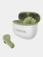 Зеленый беспроводные наушники Canyon TWS-5, сенсорное управление
