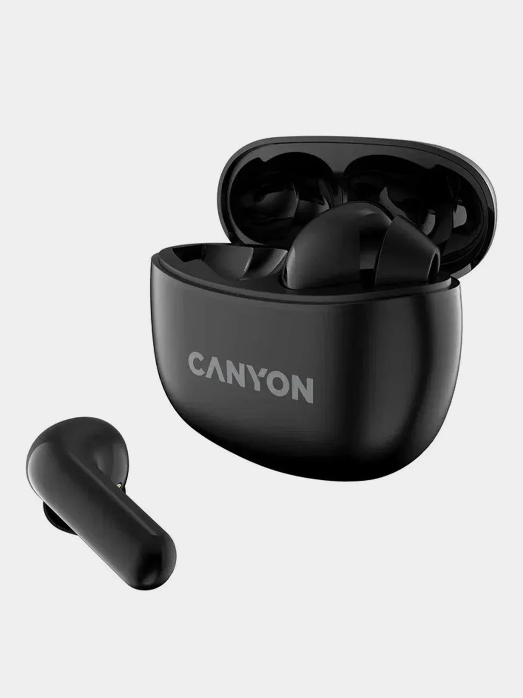 Черный беспроводные наушники Canyon TWS-5, сенсорное управление