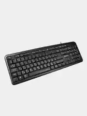 Черный клавиатура проводная Canyon KB-1, влагостойкая, USB