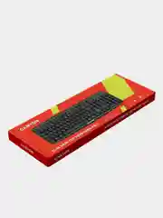 Черный клавиатура проводная Canyon KB-1, влагостойкая, USB
