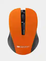 Оранжевый беспроводная мышь Canyon MW-1, SoftTouch, 800/1000/1200 DPI