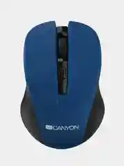 Синий беспроводная мышь Canyon MW-1, SoftTouch, 800/1000/1200 DPI