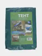 Тент защитный, плотность 120 г/м2, УФ, люверсы шаг 1 м, зелёный, 3 х 2 м