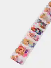Лента репсовая, с рисунком, 2,5 см, 2 м