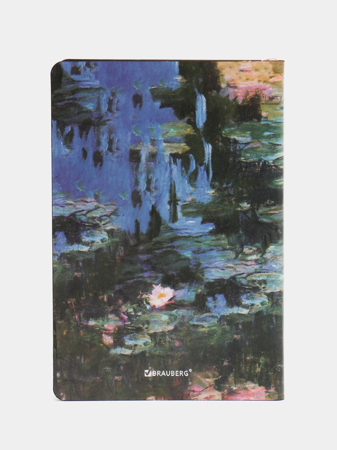 Блокнот BRAUBERG VISTA "Claude Monet", А5, 143x210, под кожу, срез фольга, 80 листов