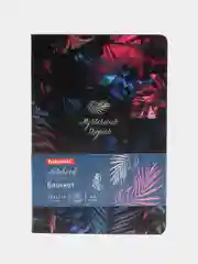 Блокнот BRAUBERG VISTA Tropicano, А5, 143 x 210, под кожу, гибкий, срез фольга, 80 л