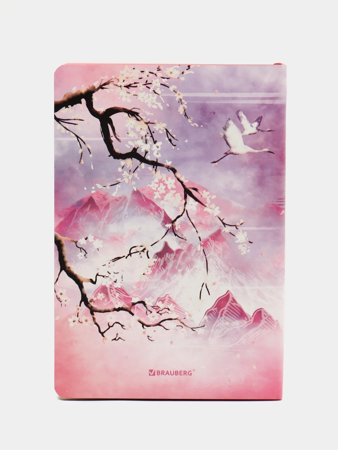 Блокнот BRAUBERG VISTA Sakura, под кожу, гибкий, А5, 143 x 210, 80 листов, 112076