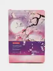 Блокнот BRAUBERG VISTA Sakura, под кожу, гибкий, А5, 143 x 210, 80 листов, 112076