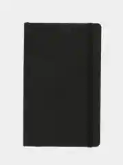 Блокнот BRAUBERG ULTRA, А5, линия, черный, под кожу, 130х210 мм, 80г/м2, 96 листов, 113016