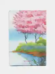 Блокнот А5 Brauberg Vista "Spring weather", под кожу, гибкий, 80 листов, 112073, 143 x 210