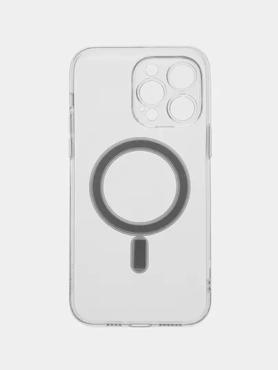 Силиконовый чехол на Айфон iPhone 14 Max, чехол для айфон с MagSafe (Магсейф)