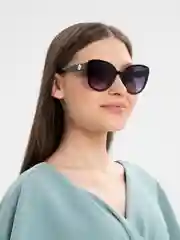 Черный женские имиджевые солнцезащитные очки, UV400